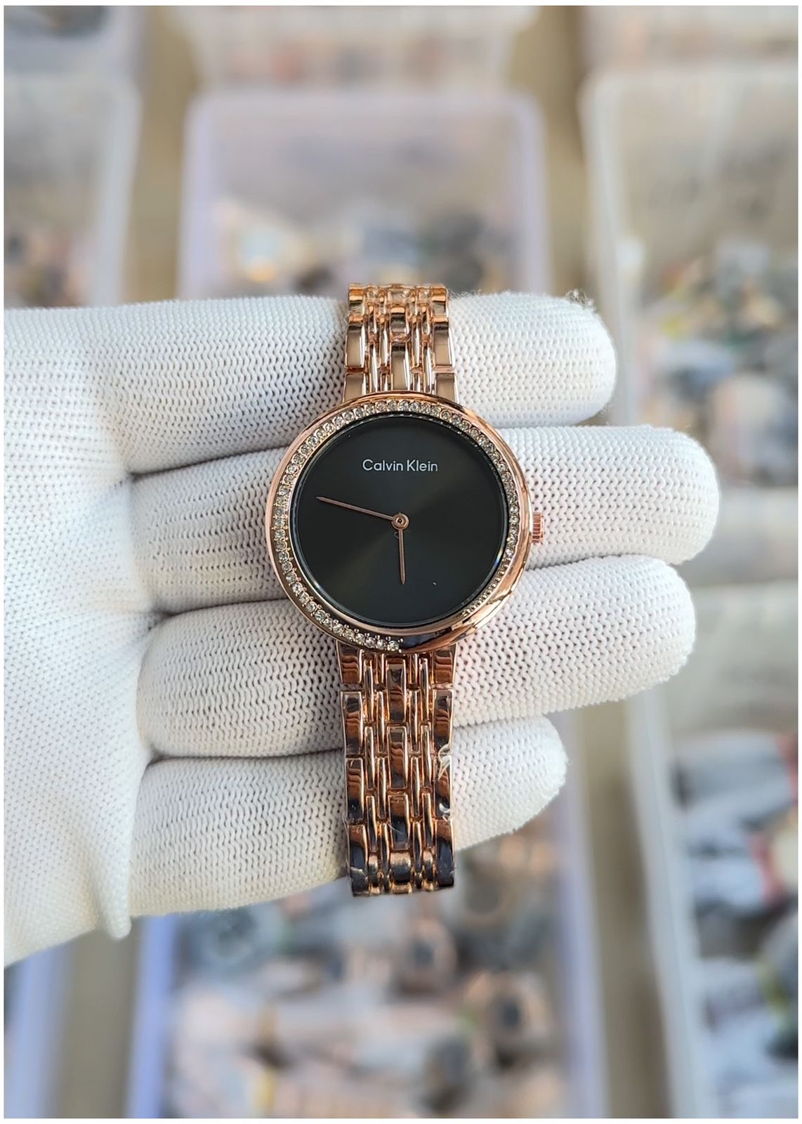 Calvin Klein Twisted Bazel Copper Black view 2